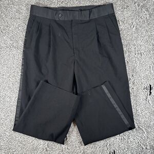 Christian Dior Dress Pants Men Black NO SIZE TAG Designer Preppy Business Formal